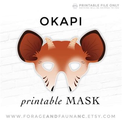  Okapi Mask: Yansıtıcı Bir Afrika Ruhu ve Soyut Sembolizmin Gücü!