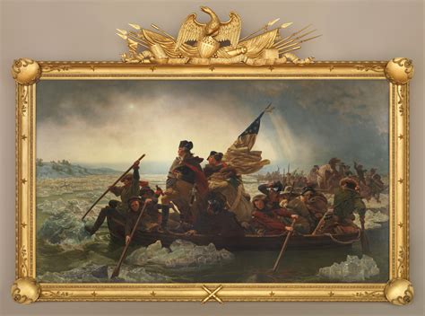 The Washington Crossing the Delaware Bir Amerikan Efsanesinin Tuvali Üzerine Resmedilmesi!