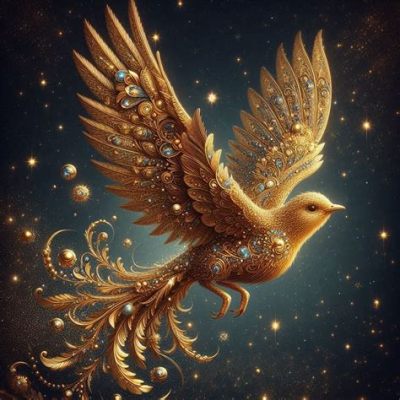  Xuan's Golden Phoenix: A Symphony in Gold and Ethereal Flight!